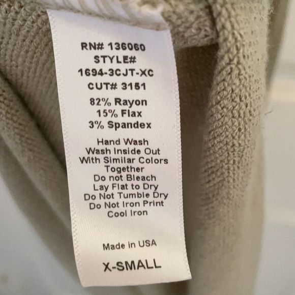 PST LA Olive Green SURF SUN SAND Knit Tank - Picture 5 of 5